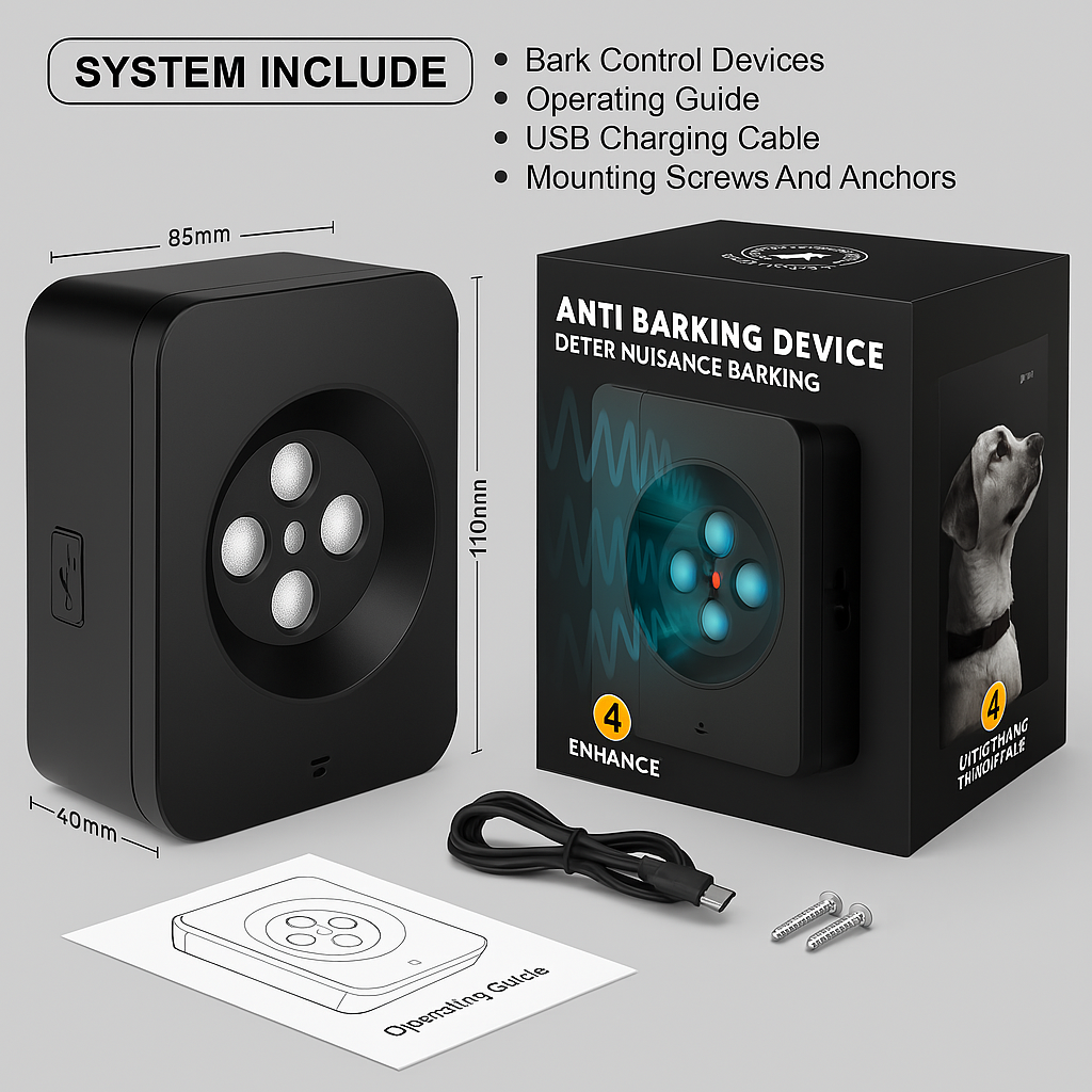 NoMoreBark - Anti-Barking Device (2025 Version)
