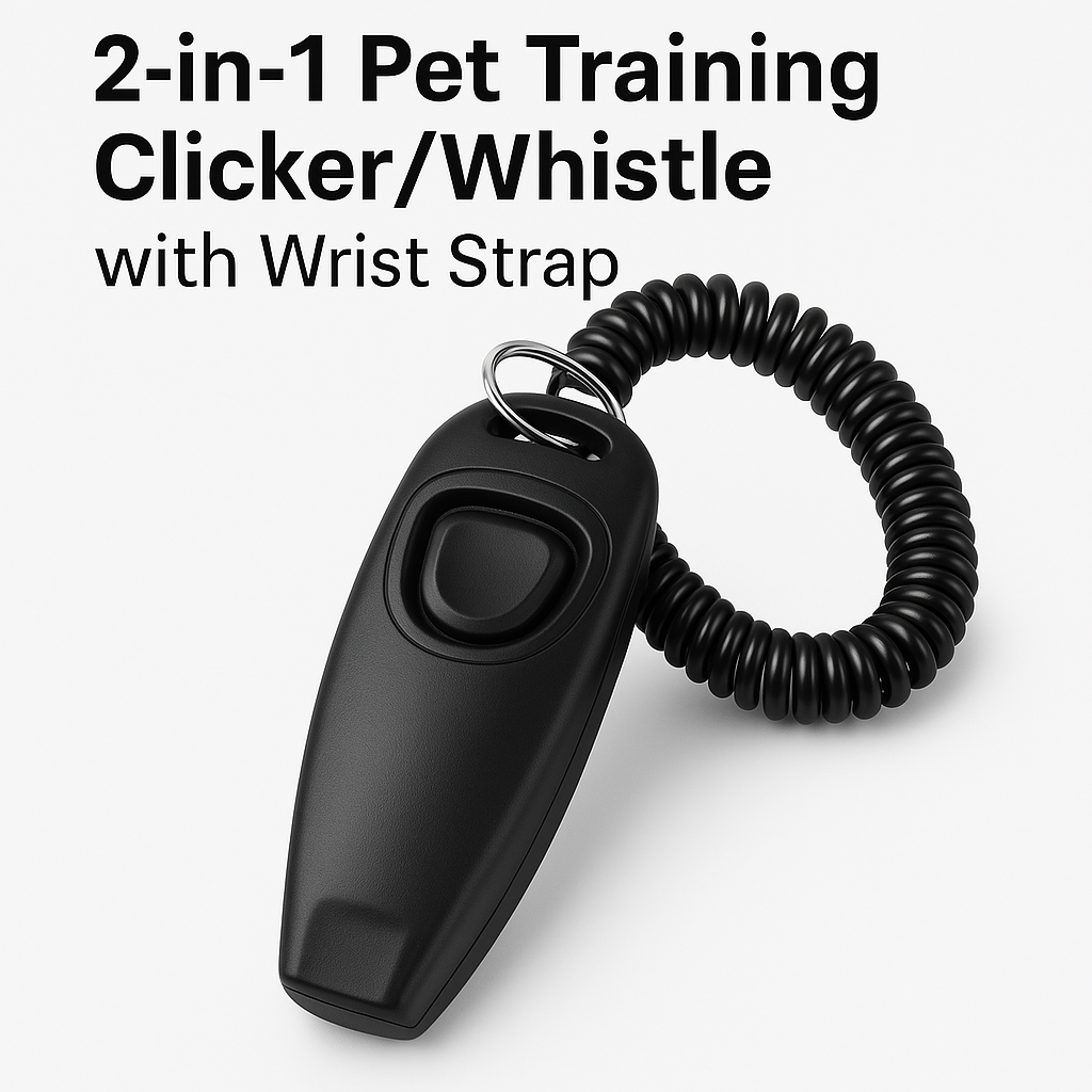 2-in-1 Pet Training Clicker/Whistle