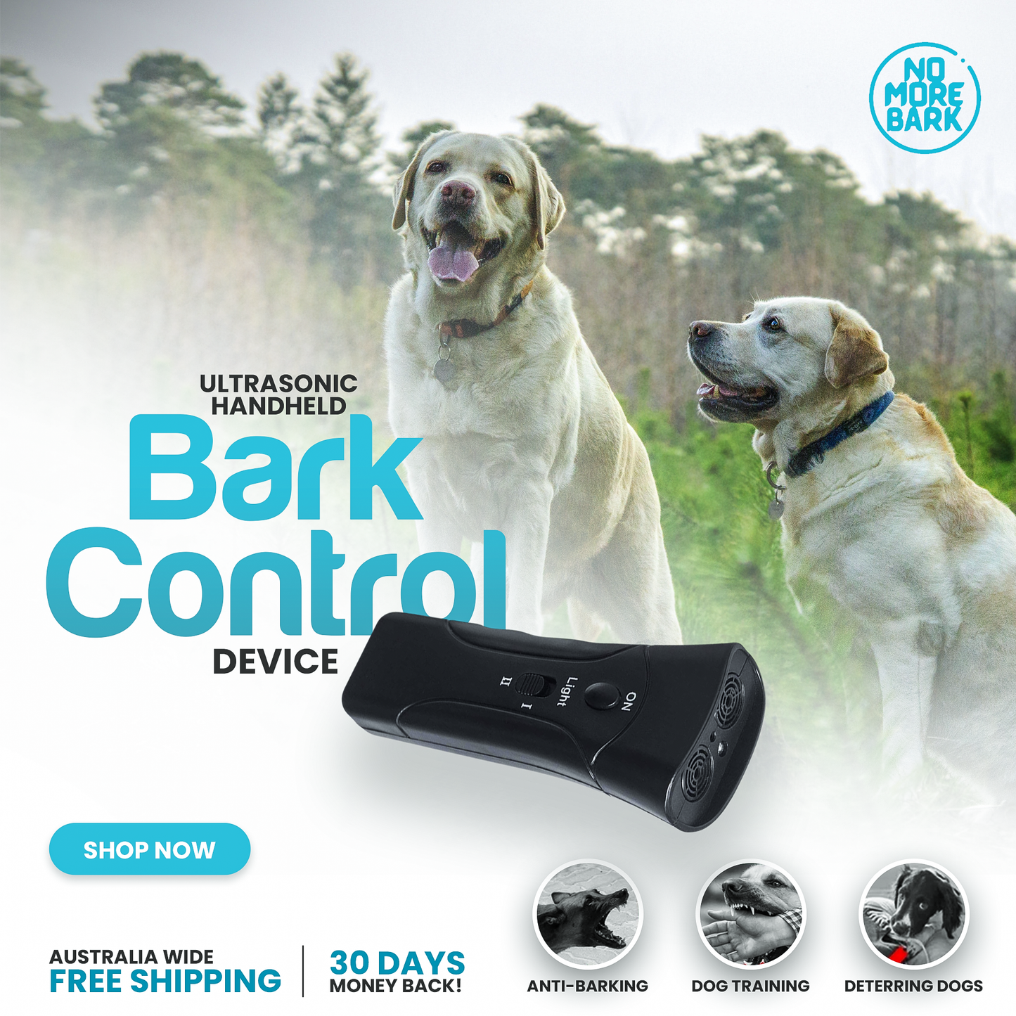 NoMoreBark™️ - Handheld Anti-Bark Device